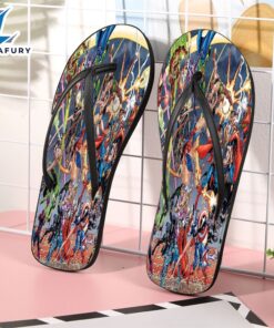 Marvel Avengers DC vs Marvel Gift For Fan Flip Flop Shoes