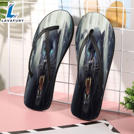 Marvel Black Panther v28 Gift For Fan Flip Flop Shoes