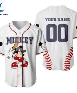 Mickey Baseball Jersey Men’s Women…
