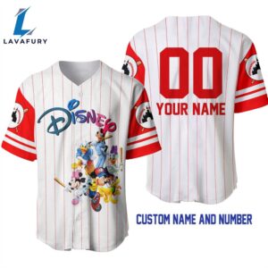 Mickey Mouse Baseball Jersey Men’s Shirt Disney Minnie