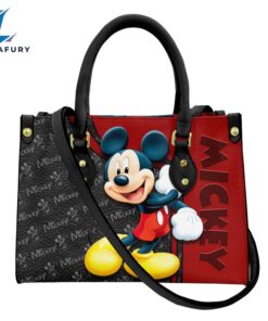 Mickey Mouse Pattern Premium Leather…