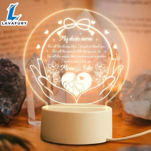 Mother’s Day Birthday Personalized Gift 3d Night Light