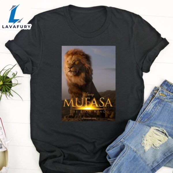 Mufasa Disney The Lion King Movie Poster 2024 Unisex T-Shirt