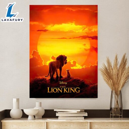 Mufasa The Lion King 2024 Poster Canvas