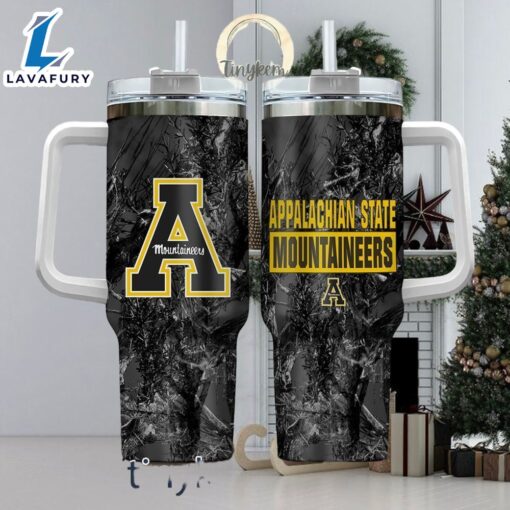 NCAA Appalachian State Mountaineers Realtree Hunting 40oz Tumbler