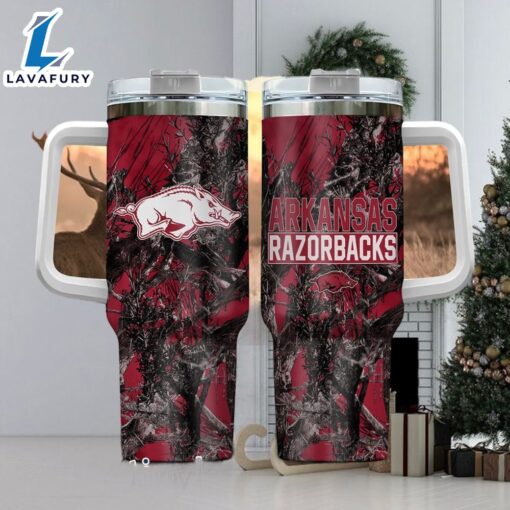 NCAA Arkansas Razorbacks Realtree Hunting 40oz Tumbler