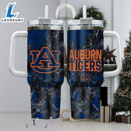 NCAA Auburn Tigers Realtree Hunting 40oz Tumbler