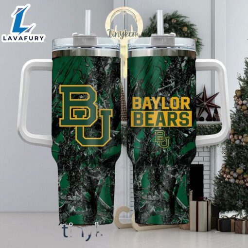 NCAA Baylor Bears Realtree Hunting 40oz Tumbler