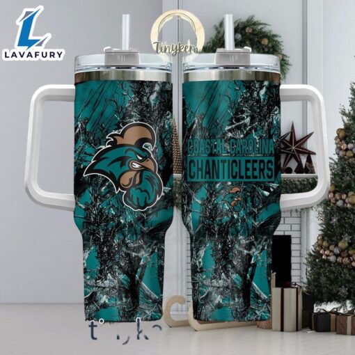 NCAA Coastal Carolina Chanticleers Realtree Hunting 40oz Tumbler