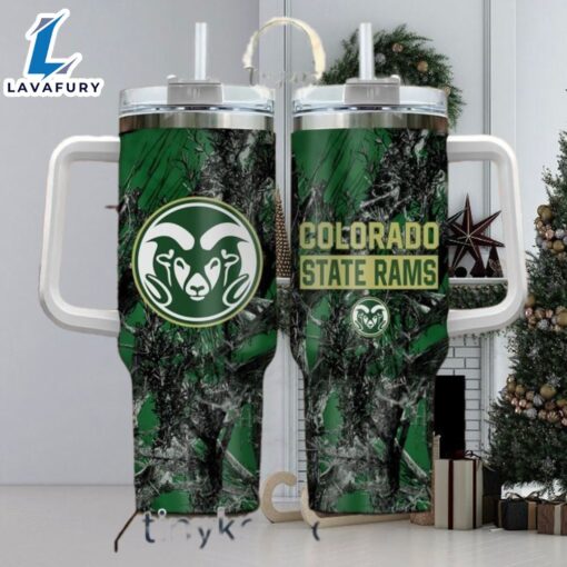 NCAA Colorado State Rams Realtree Hunting 40oz Tumbler