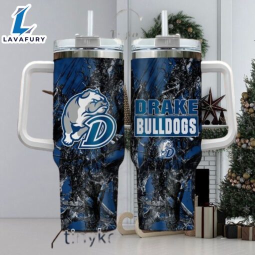 NCAA Drake Bulldogs Realtree Hunting 40oz Tumbler