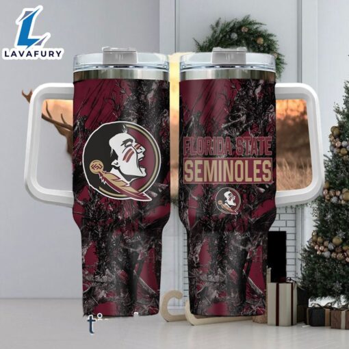 NCAA Florida State Seminoles Realtree Hunting 40oz Tumbler