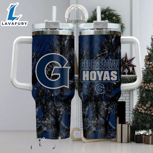 NCAA Georgetown Hoyas Realtree Hunting 40oz Tumbler