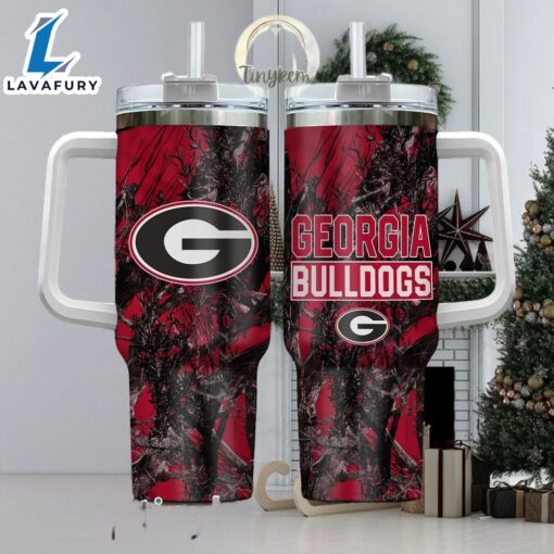 NCAA Georgia Bulldogs Realtree Hunting 40oz Tumbler