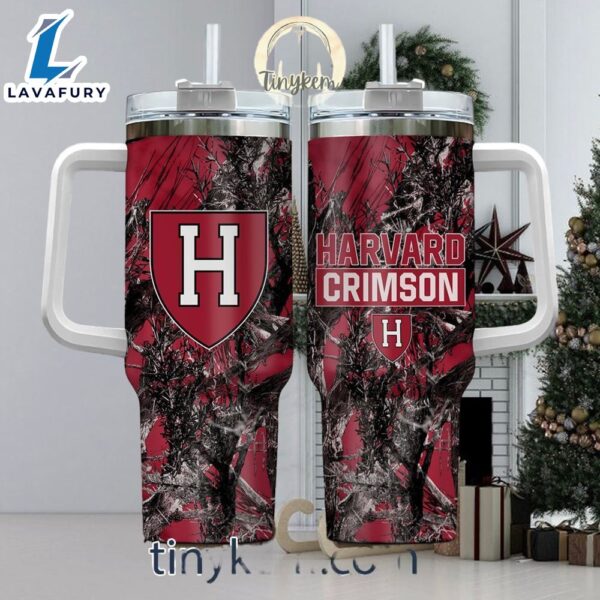 NCAA Harvard Crimson Realtree Hunting 40oz Tumbler