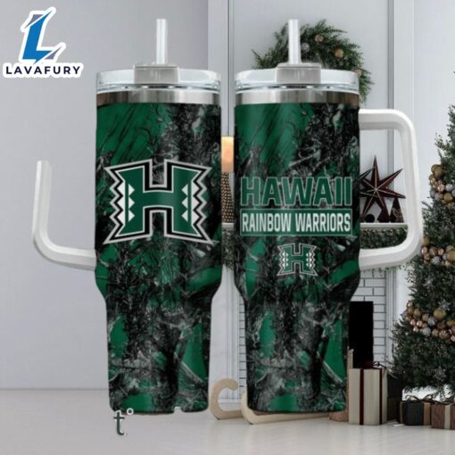 NCAA Hawaii Rainbow Warriors Realtree Hunting 40oz Tumbler