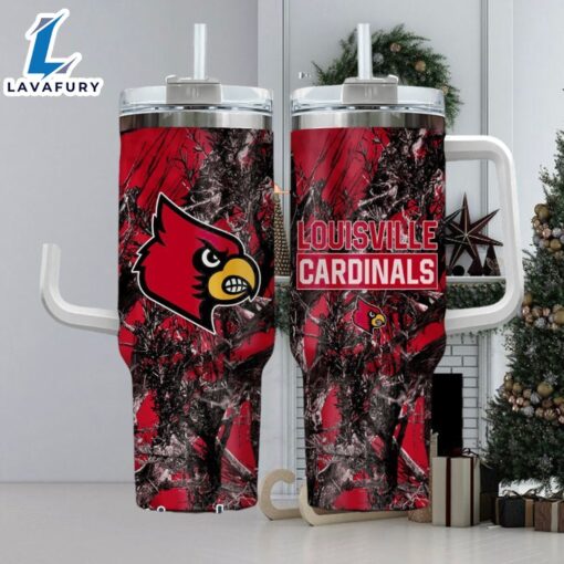 NCAA Louisville Cardinals Realtree Hunting 40oz Tumbler