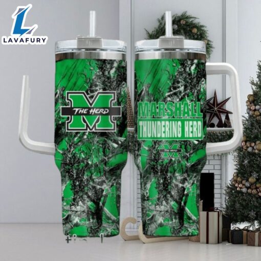 NCAA Marshall Thundering Herd Realtree Hunting 40oz Tumbler