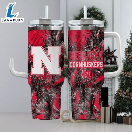 NCAA Nebraska Cornhuskers Realtree Hunting 40oz Tumbler