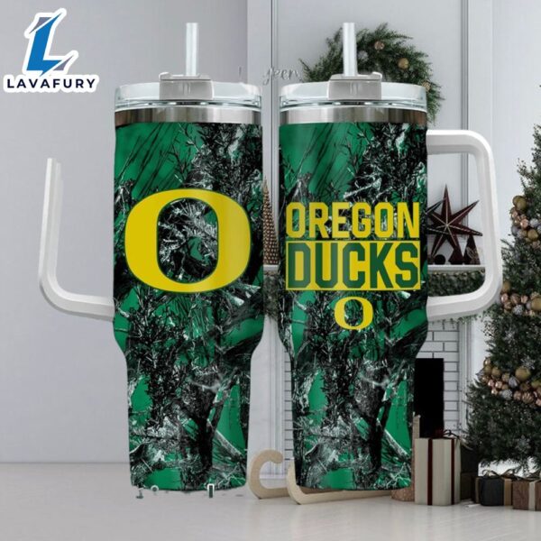 NCAA Oregon Ducks Realtree Hunting 40oz Tumbler