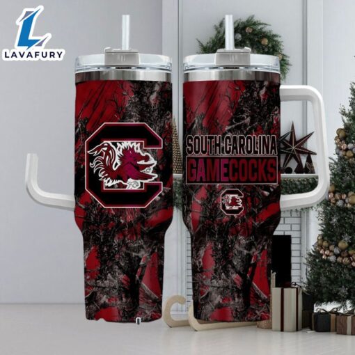 NCAA South Carolina Gamecocks Realtree Hunting 40oz Tumbler