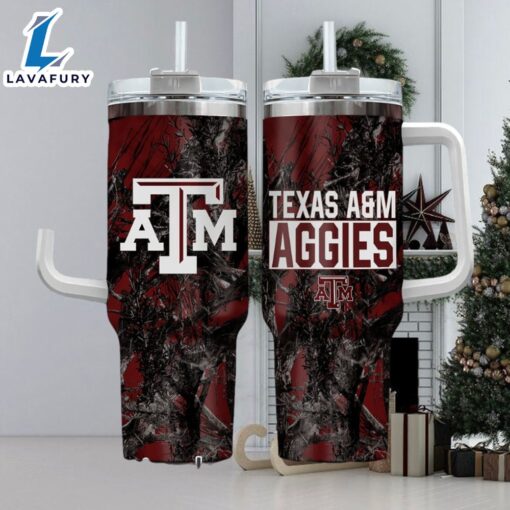 NCAA Texas A&M Aggies Realtree Hunting 40oz Tumbler