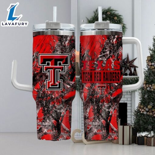 NCAA Texas Tech Red Raiders Realtree Hunting 40oz Tumbler