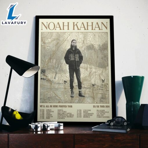 Noah Kahan Eu Uk Tour 2024 Poster Canvas