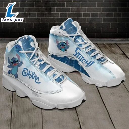 Ohana Lilo N Stitch Tennis Air Jordan 13 Sneaker Shoes