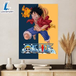 One Piece Monkey D Luffy 2024 Poster Canvas