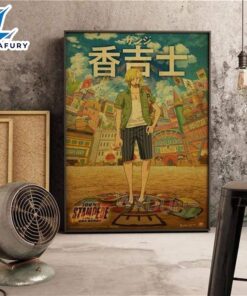 One Piece Sanji Poster Canvas