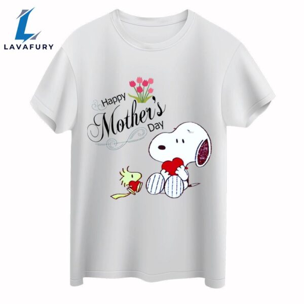 Our Cute Lovely Snoopy Mom T-Shirt