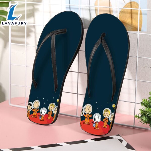 Peanut Snoopy And Friends Gift For Fan Flip Flop Shoes