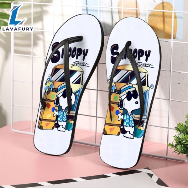 Peanut Snoopy Forever Gift For Fan Flip Flop Shoes