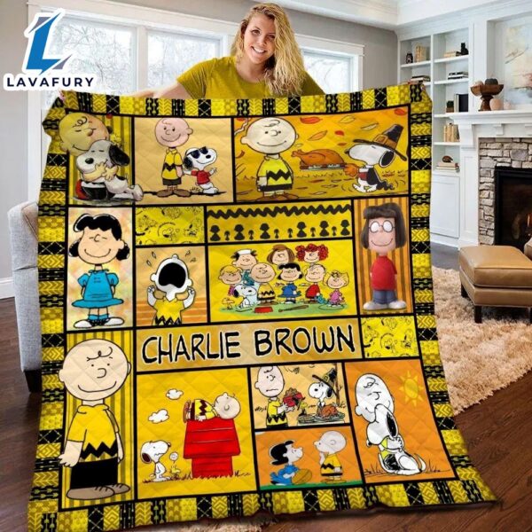 Peanuts Charlie Brown And Friends So Cute Christmas Gift, Peanuts Snoopy Blanket Mother Day Gift