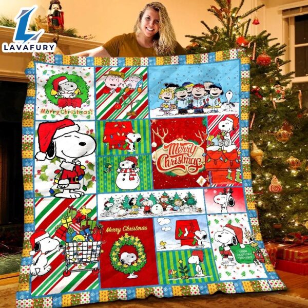 Peanuts Snoopy And Friends Merry Christmas, Peanuts Snoopy Blanket Mother Day Gift