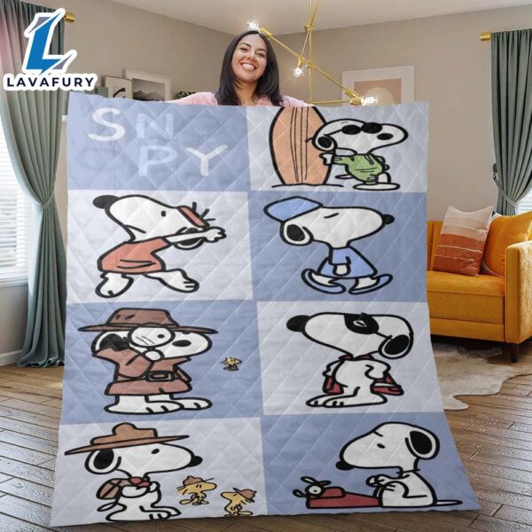 Peanuts Snoopy Gifts Lover Blanket, Peanuts Snoopy Funny Cartoon Blanket Mother Day Gift