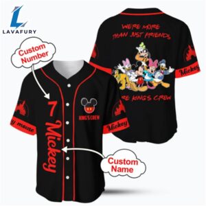 Personalized Mickey & Friends We’re More Than Just 3d Baseball Jersey Shirt