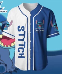 Personalized Stitch Baseball Jersey Shirt