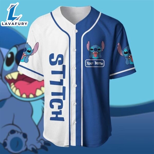 Personalized Stitch Baseball Jersey Shirt