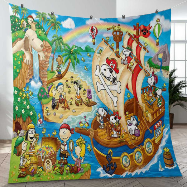 Pirate Snoopy Charlie Brown The Peanuts Cartoon Gift Lover Blanket,Snoopy The Peanuts Blanket Mother Day Gift