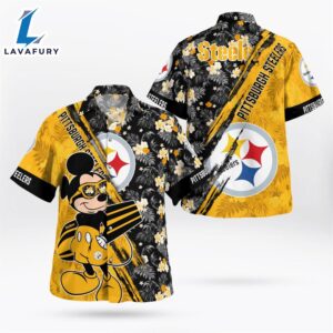 Pittsburgh Steelers Mickey Mouse Floral…