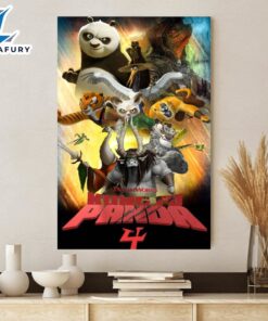 Quality Kung Fu Panda 4 International New Poster All Characters Releasing In Theaters On March 8 Canvas