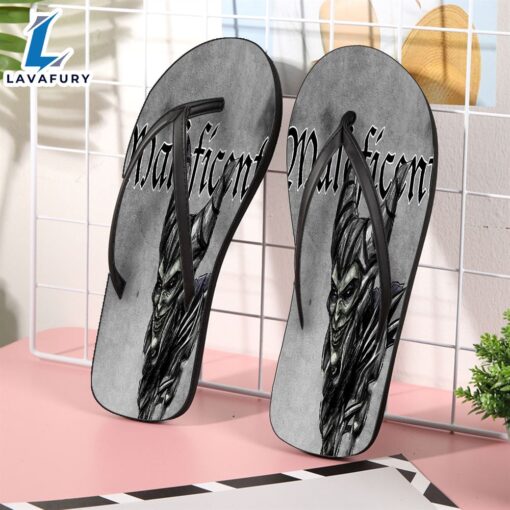 Sleeping Beauty Maleficent Disney Gift For Fan Flip Flop Shoes