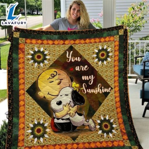 Snoopy And Charlie Brown Sunshine The Peanuts Cartoon 1k108 Gift Lover Blanket Mother Day Gift