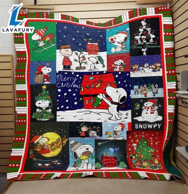 Snoopy Charlie Brown Christmas The Peanuts Cartoon 1k100 Gift Lover Blanket Mother Day Gift