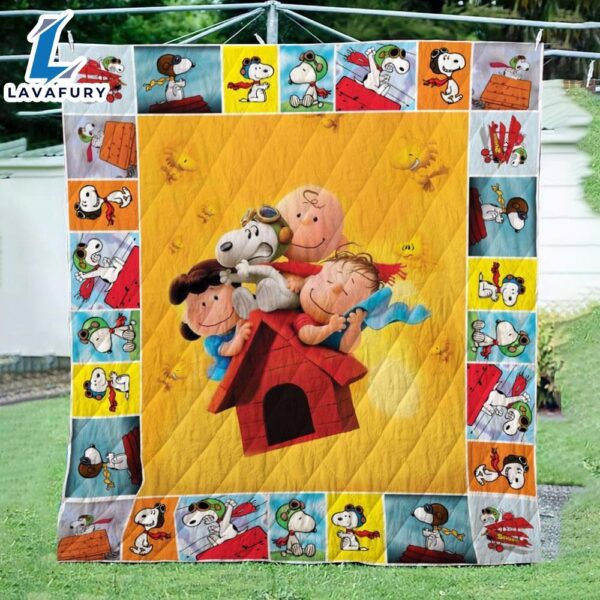 Snoopy Charlie Brown Pilot The Peanuts Cartoon 1k98 Gift Lover Blanket Mother Day Gift