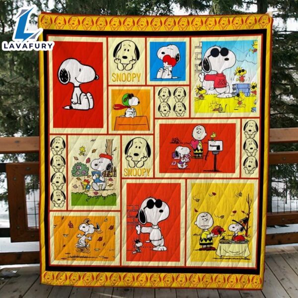 Snoopy Charlie Brown The Peanuts Cartoon 1k93 Gift Lover Blanket Mother Day Gift