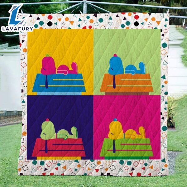 Snoopy Charlie Brown The Peanuts Cartoon Snoopy Pop Art 1k89 Gift Lover Blanket Mother Day Gift