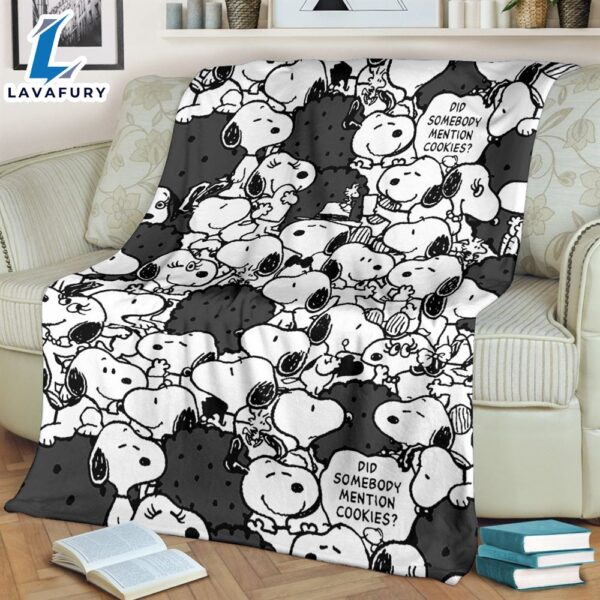 Snoopy Dog Premium Blanket Mother Day Gift